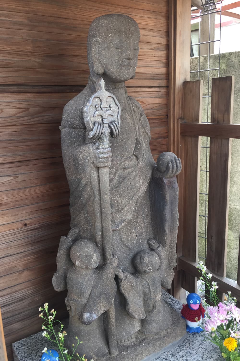 地蔵(欠損)施工後